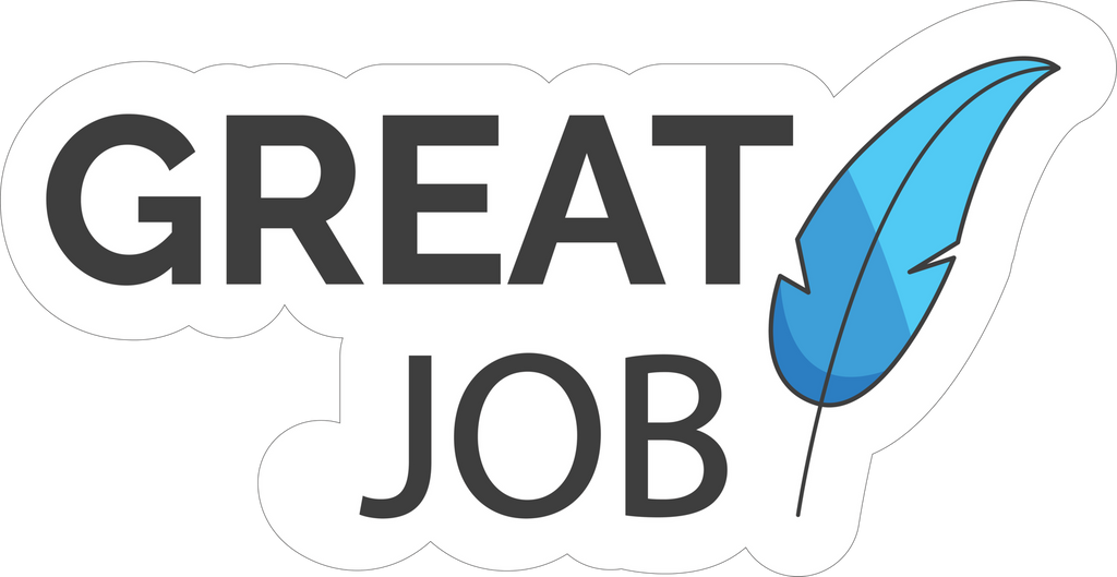 MOTIVATIONAL STICKER Metalized Sticker