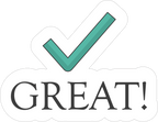MOTIVATIONAL STICKER Metalized Sticker