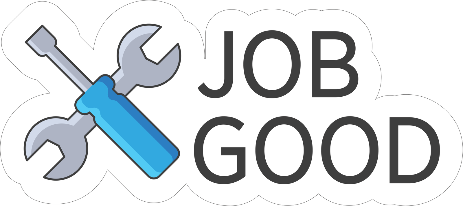 GOOD JOB STICKER Premium Vinyl Sticker