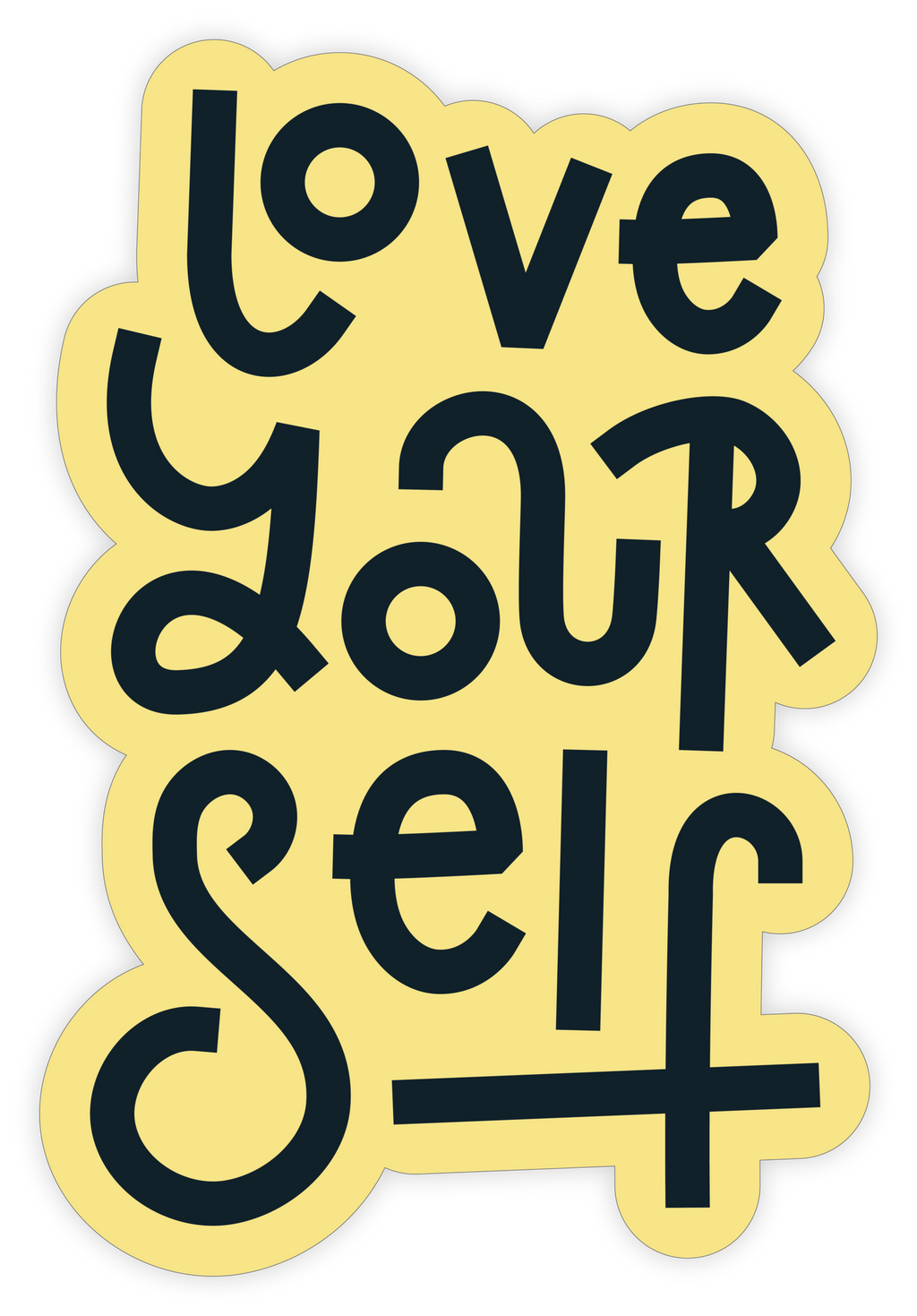 MOTIVATE STICKER Metalized Sticker