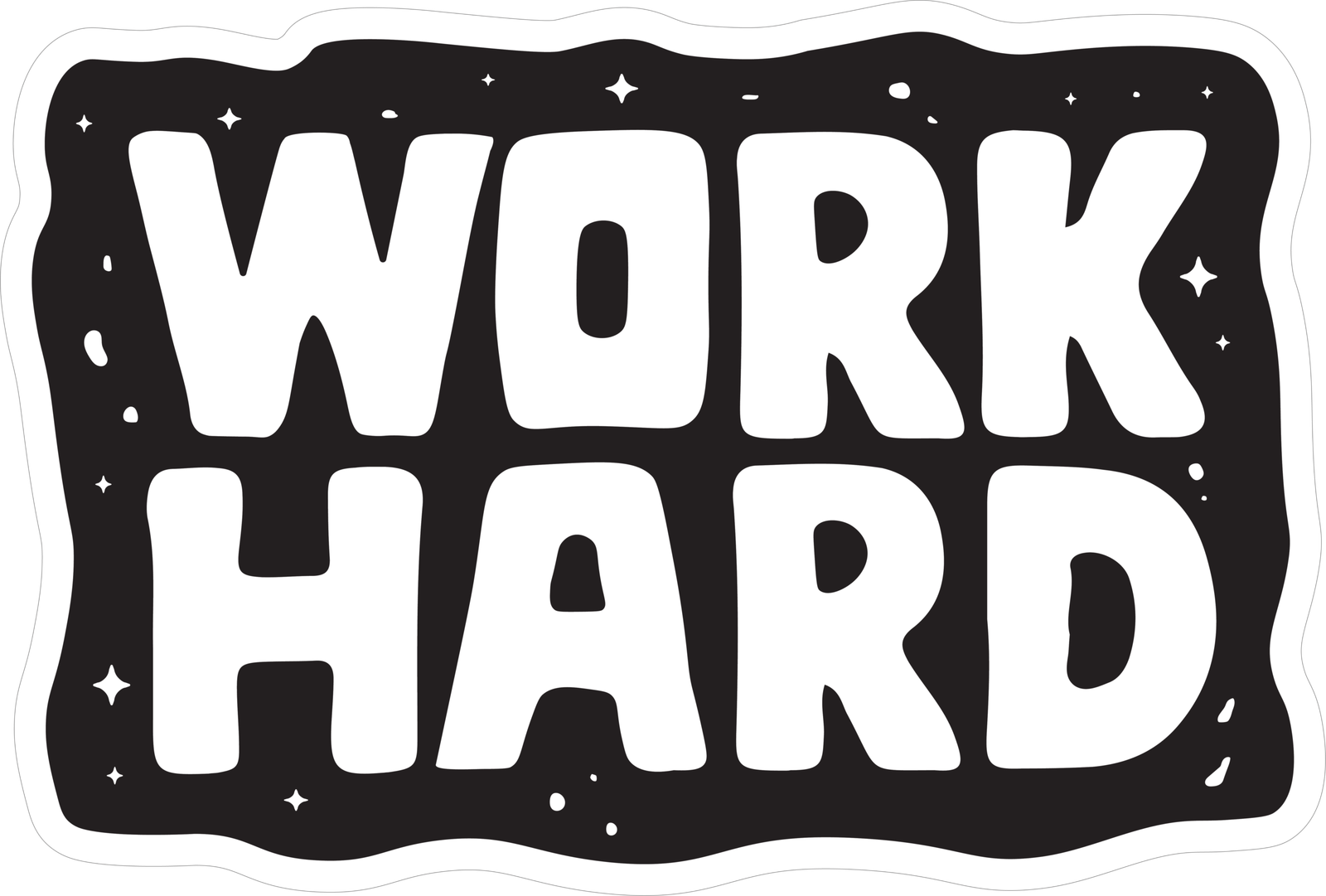 MOTIVATE STICKER Metalized Sticker