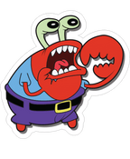 Crabby Sticker Premium Vinyl Sticker