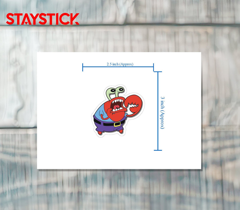 Crabby Sticker Premium Vinyl Sticker