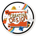 LOGO STICKER Metalized Sticker