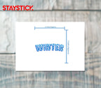 WINTER STICKER Premium Vinyl Sticker