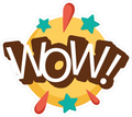 WOW STICKER Metalized Sticker