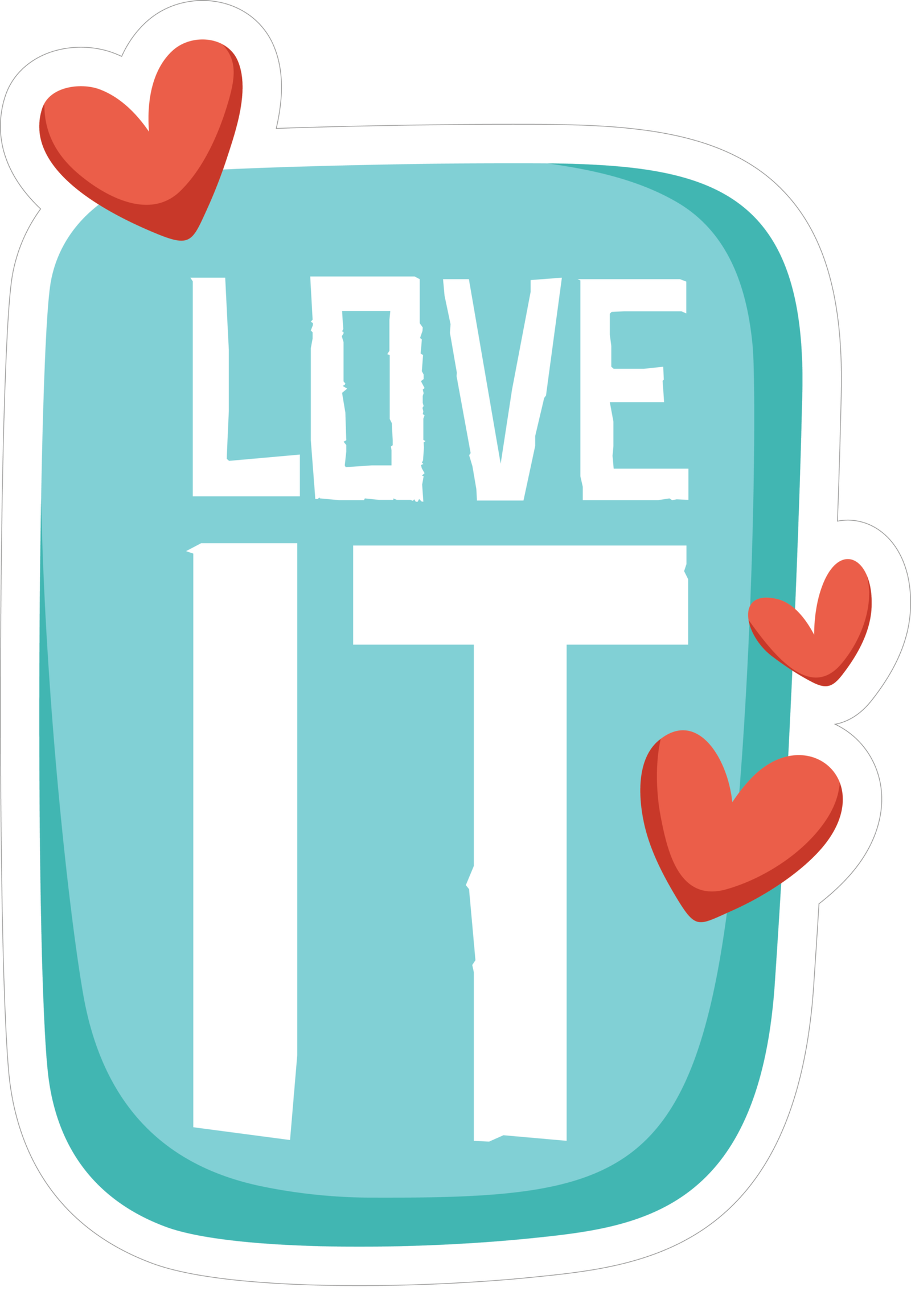 LOVE IT STICKER Premium Vinyl Sticker