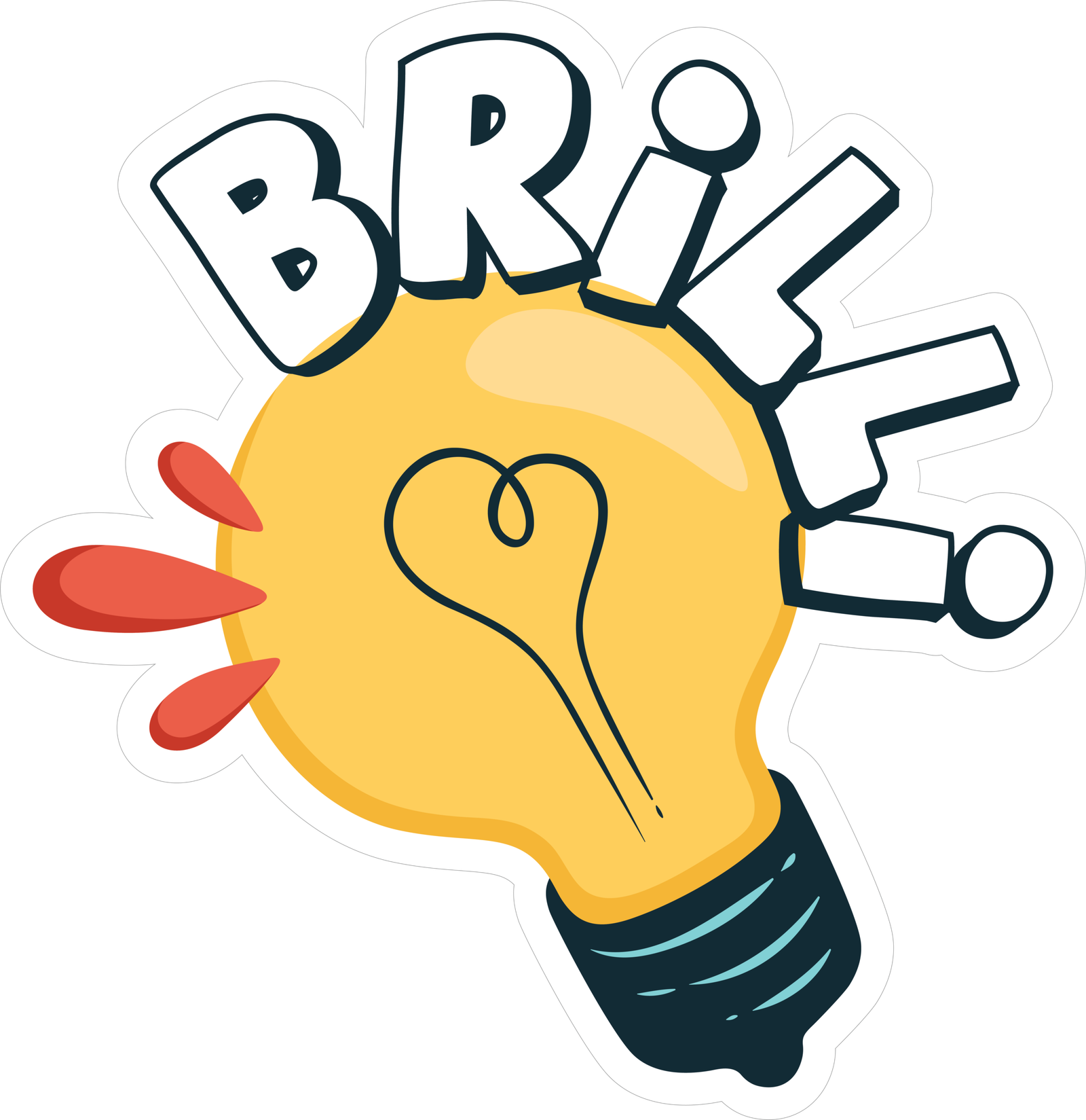 BRILLY STICKER Premium Vinyl Sticker