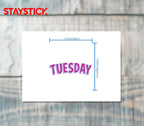 TUESDAY STICKER Premium Vinyl Sticker