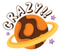 CRAZY STICKER Premium Vinyl Sticker