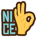 NICE STICKER Premium Vinyl Sticker