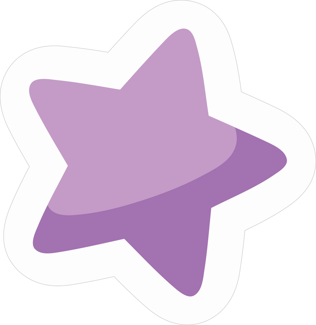 Surprised Patrick Star Sticker 3D Premium Sticker