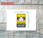 FACE MASK STICKER Safety Sticker