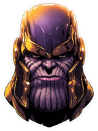 THANOS STICKER Premium Vinyl Sticker