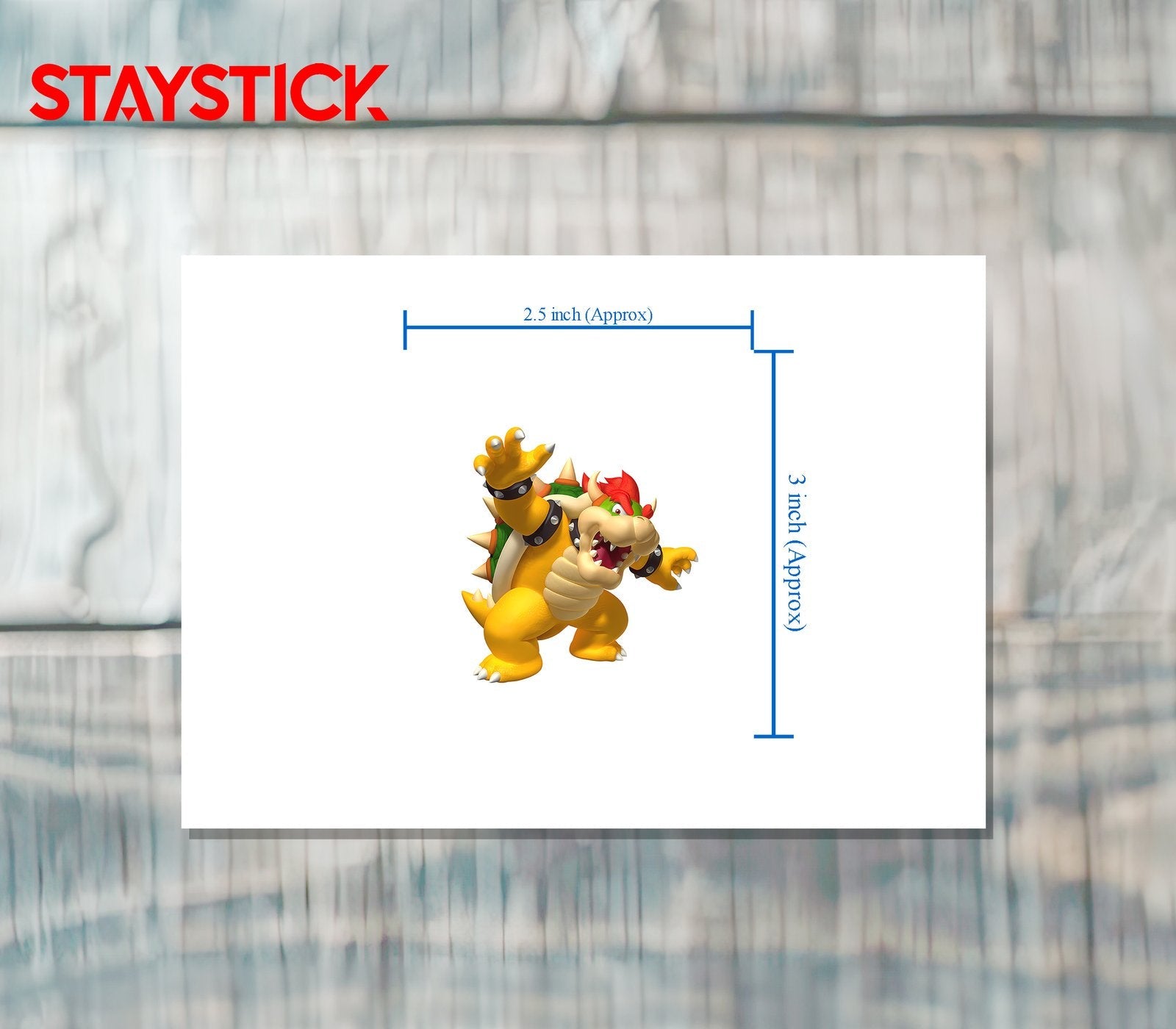 Bowser Sticker Premium Vinyl Sticker