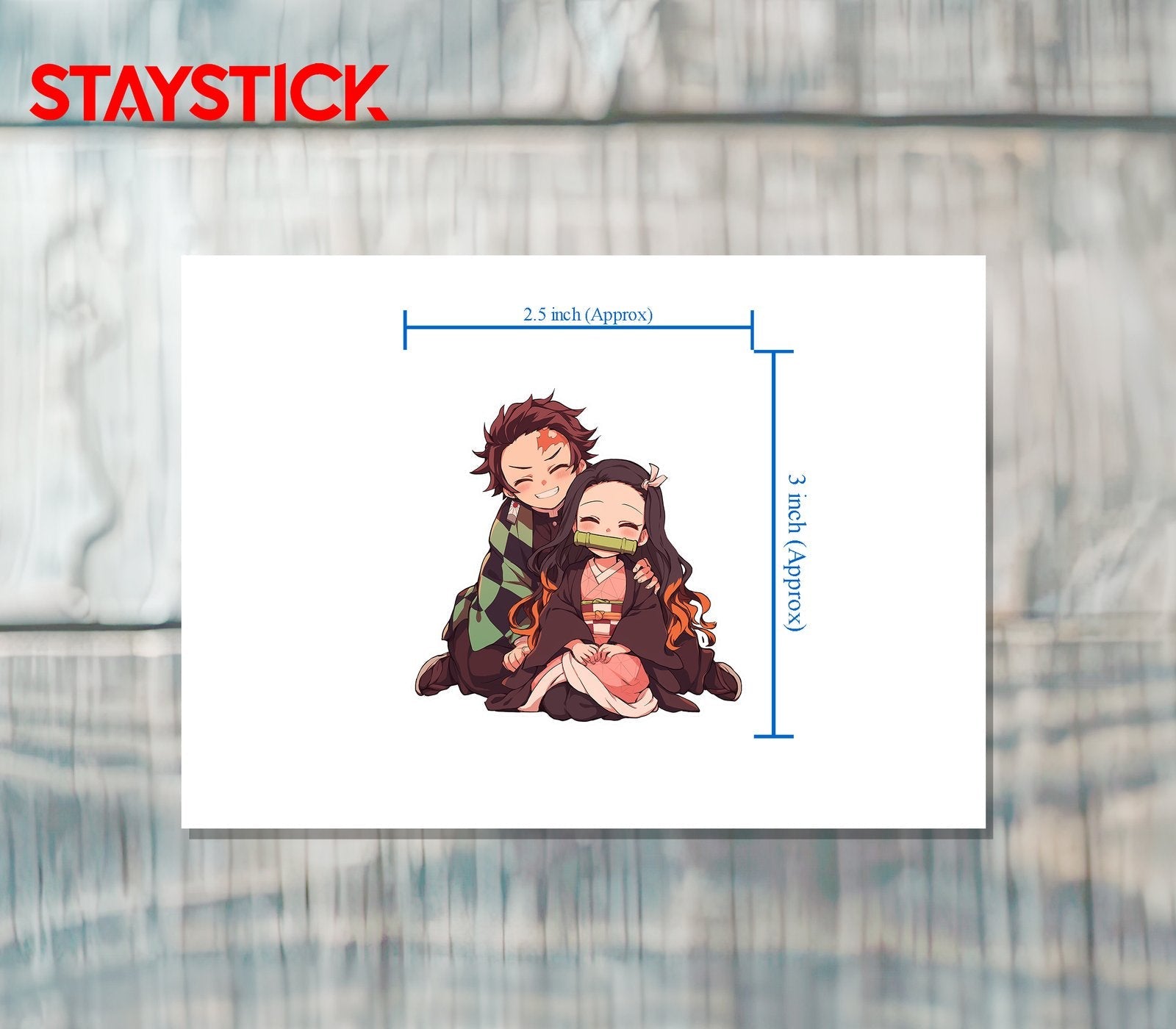 CHIBI SIBBLING STICKER Premium Vinyl Sticker