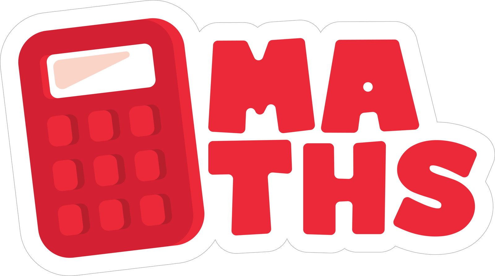 MATHS STICKER Premium Vinyl Sticker