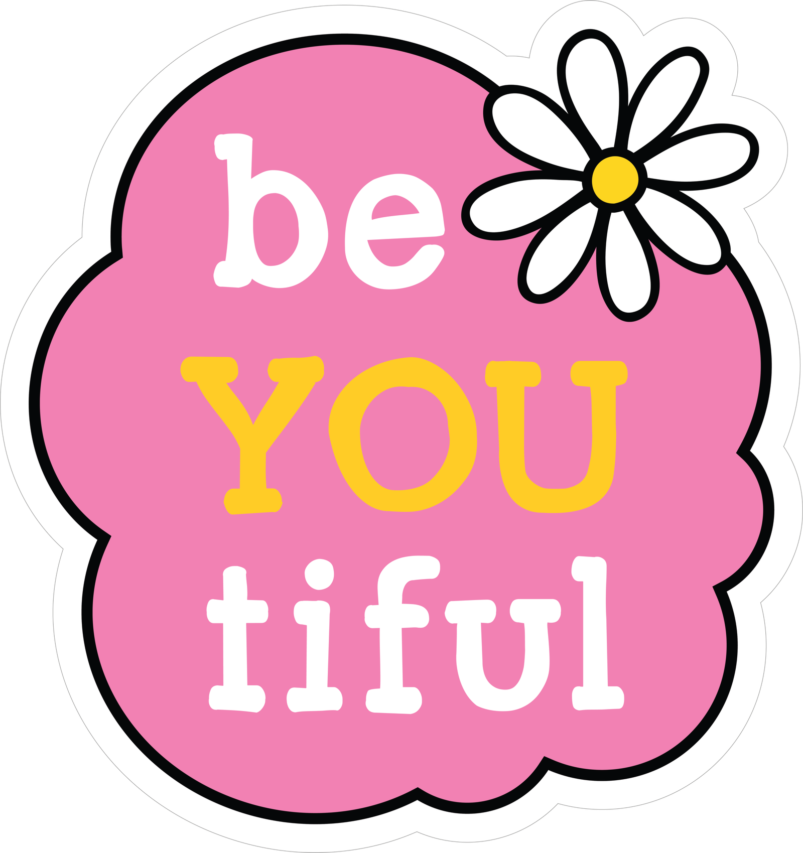 BEAUTIFUL STICKER Premium Vinyl Sticker