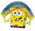 Spongebob Rainbow Sticker Premium Vinyl Sticker