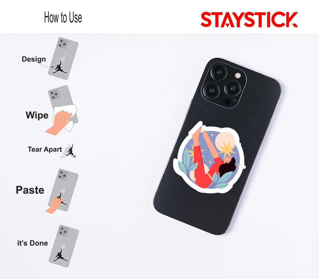 CARTOON STICKER Metalized Sticker