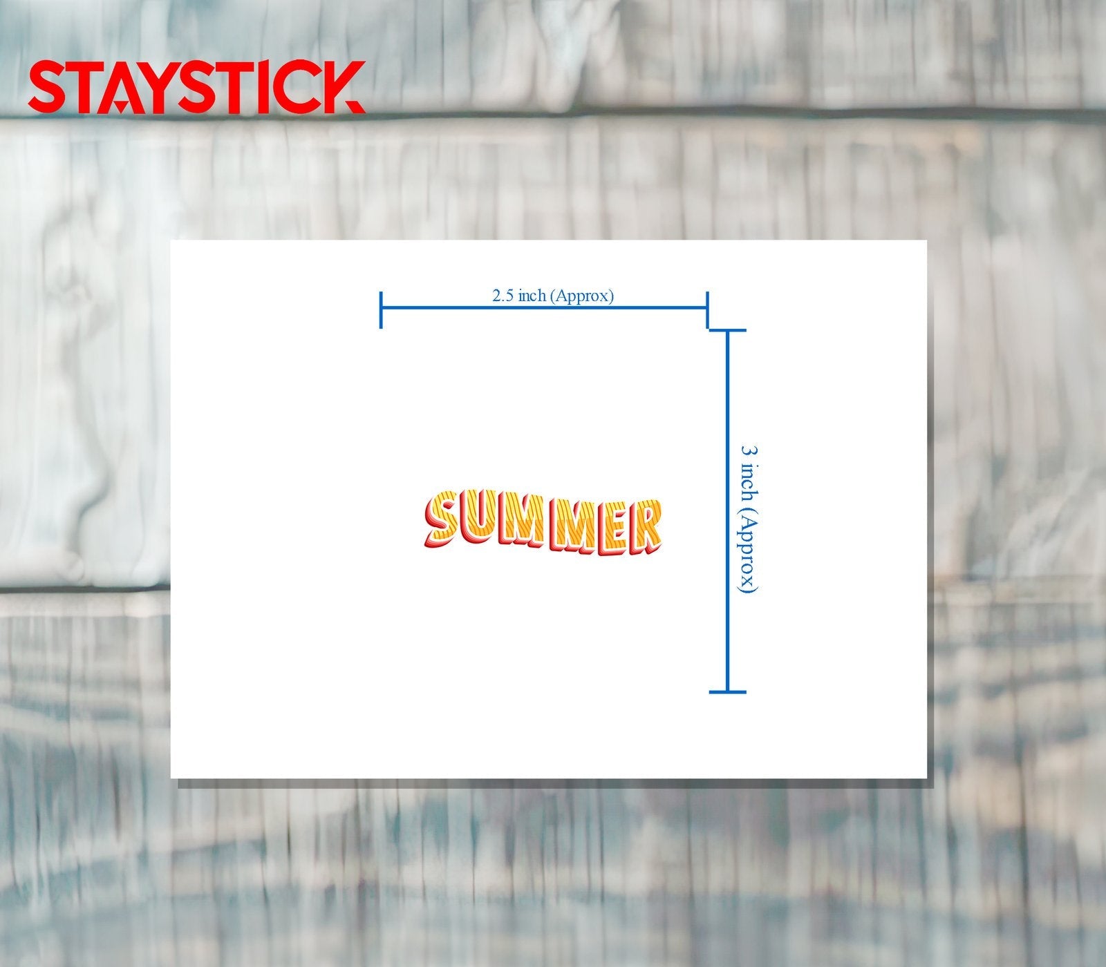 SUMMER STICKER Premium Vinyl Sticker