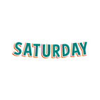 SATURDAY STICKER Premium Vinyl Sticker