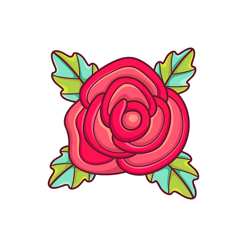 ROSE STICKER Premium Vinyl Sticker
