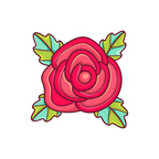 ROSE STICKER Premium Vinyl Sticker