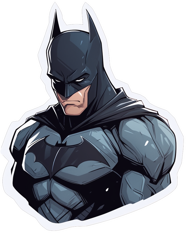 BAT MEN STICKER Premium Vinyl Sticker