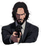 GUN MEN STICKER Premium Vinyl Sticker