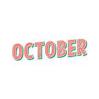 OCTOBER STICKER Premium Vinyl Sticker