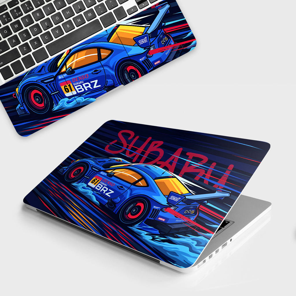 Subaru BRZ Racing Laptop Skin