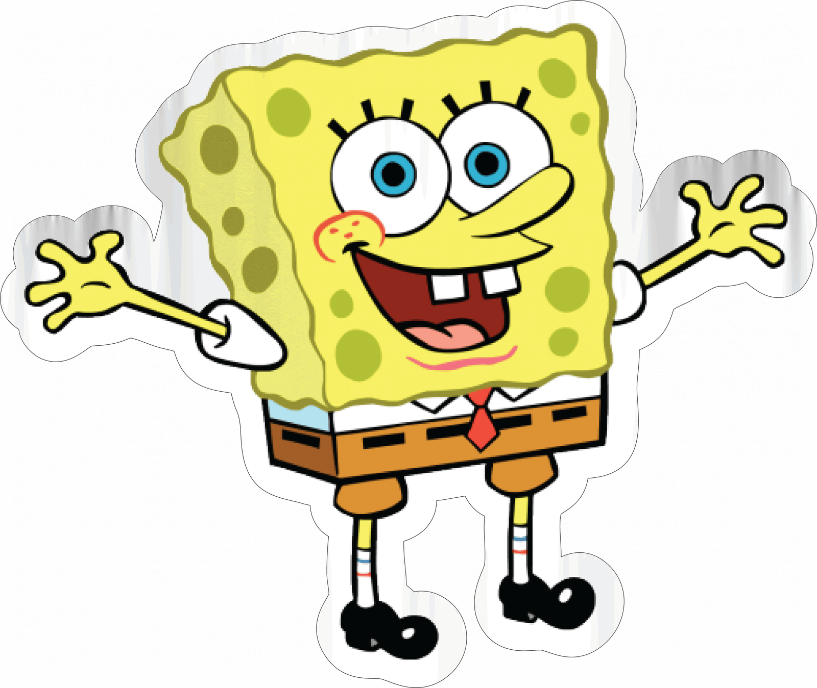 SpongeBob SquarePants Happy Pose Sticker Premium Vinyl Sticker