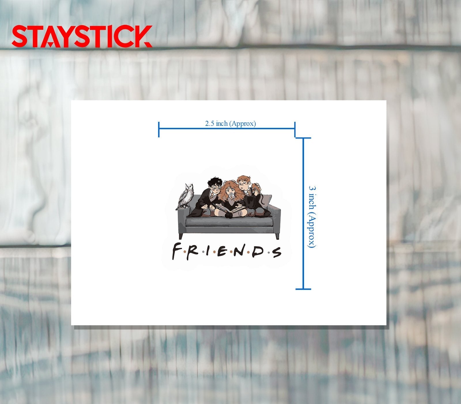 FRIENDS STICKER Premium Vinyl Sticker