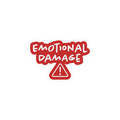 EMOTIONAL STICKER Premium Vinyl Sticker