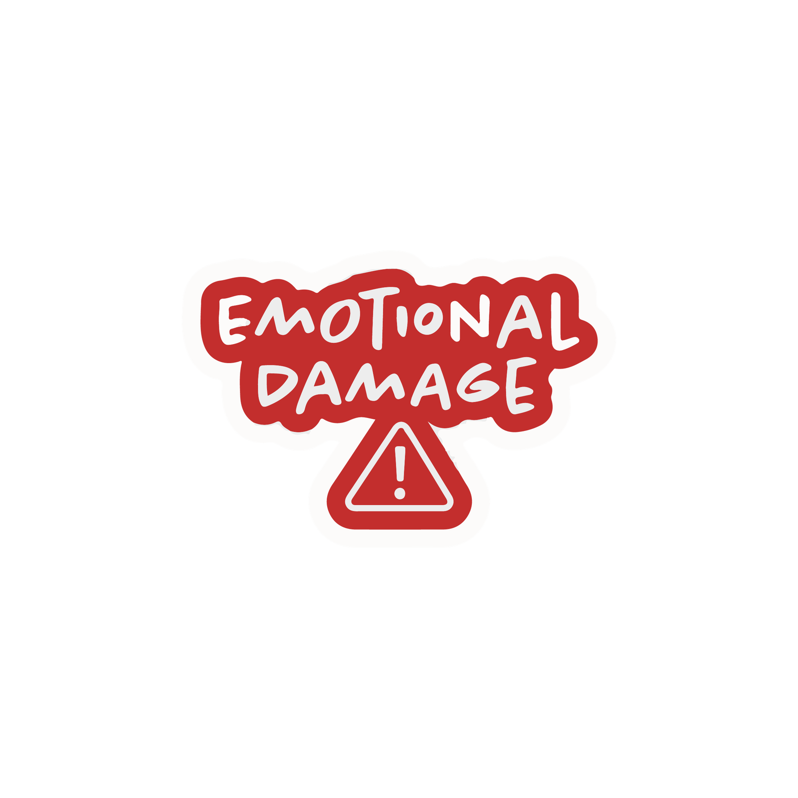 EMOTIONAL STICKER Premium Vinyl Sticker