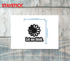 THINK STICKER Premium Vinyl Sticker
