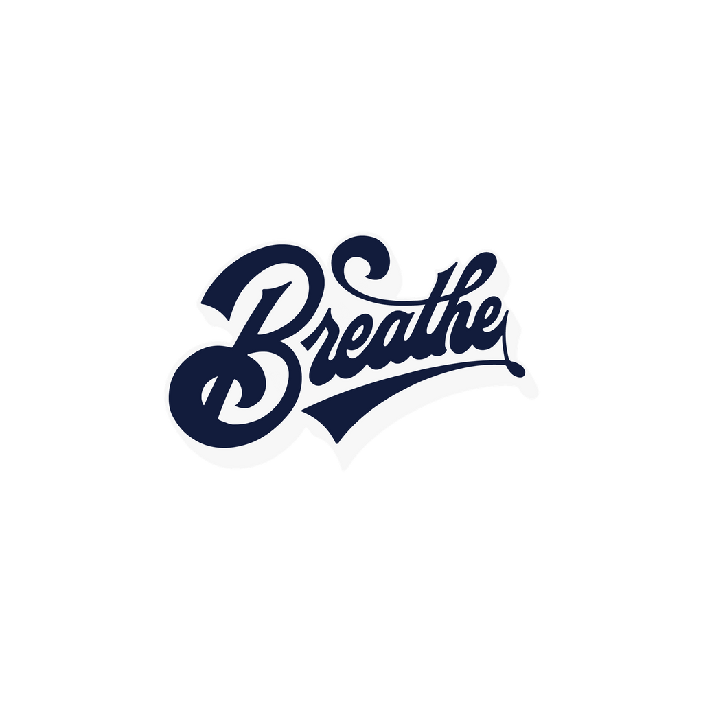 BREATH STICKER Premium Vinyl Sticker