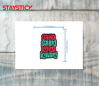 FUNNY STICKER Premium Vinyl Sticker