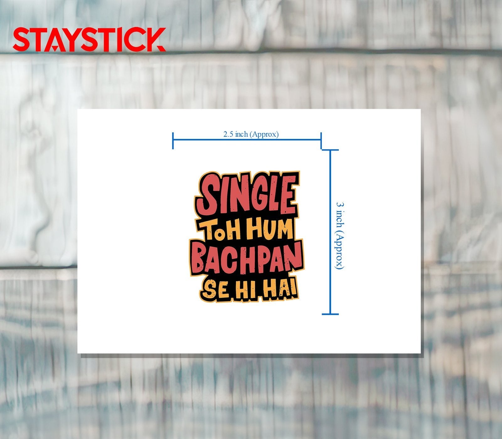 FUNNY STICKER Premium Vinyl Sticker