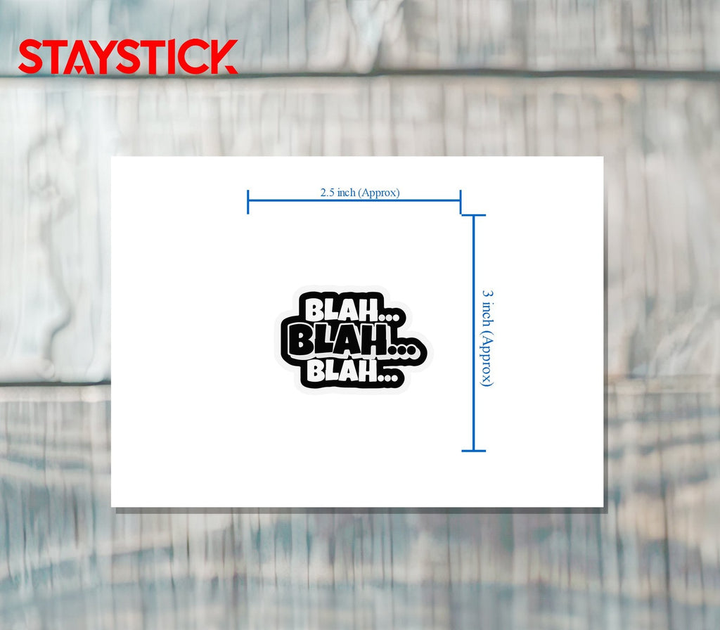 BLAHHHH STICKER Premium Vinyl Sticker