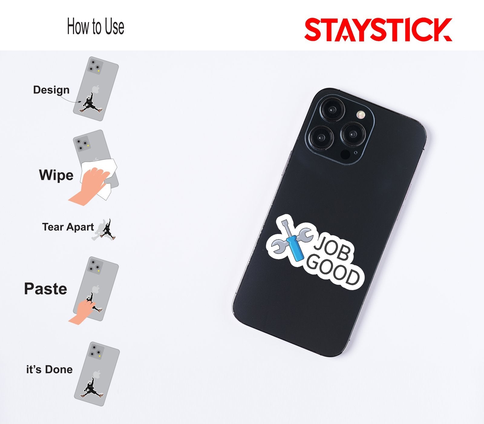 GOOD JOB STICKER Premium Vinyl Sticker