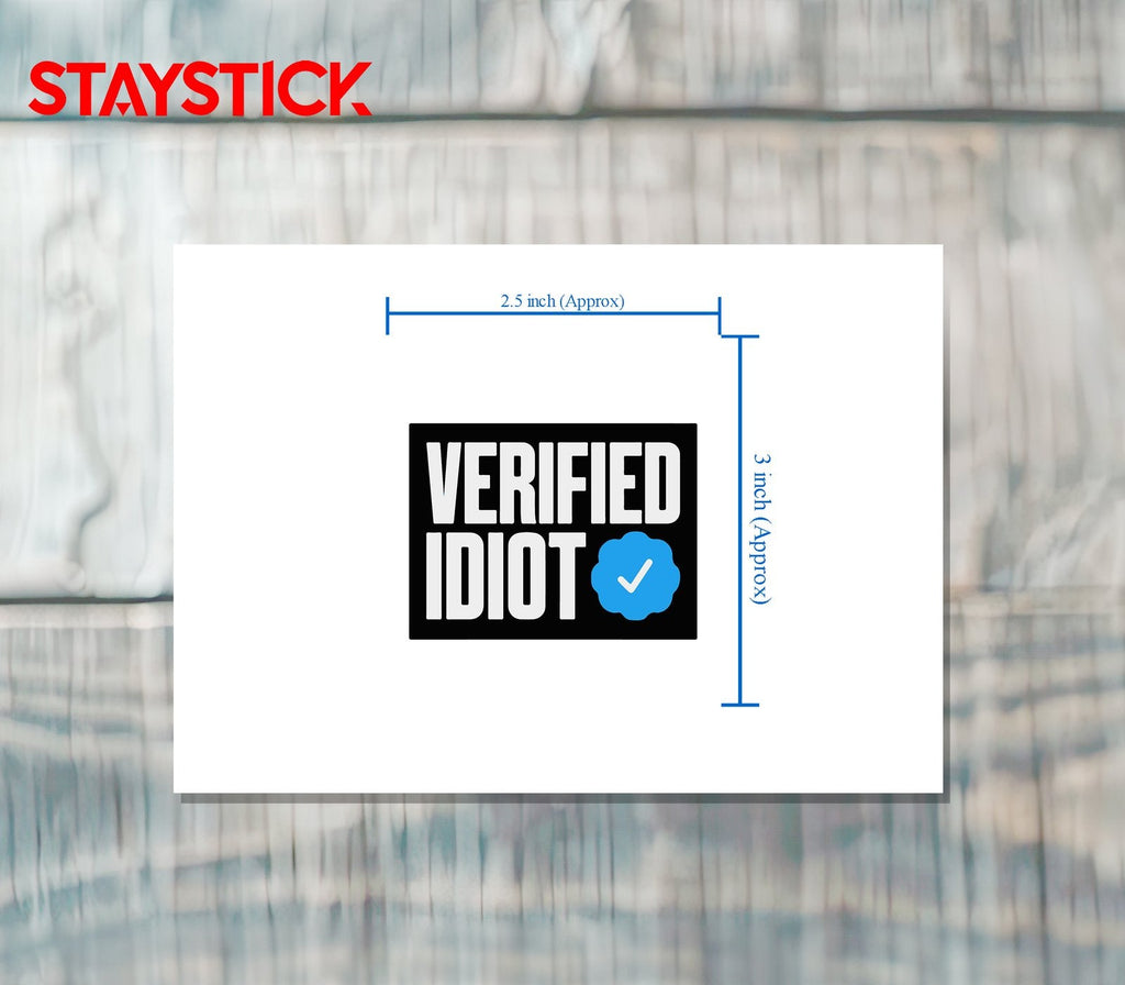 VERIFIED STICKER Premium Vinyl Sticker