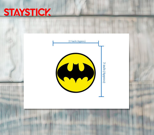 BAT MAN LOGO STICKER Premium Vinyl Sticker