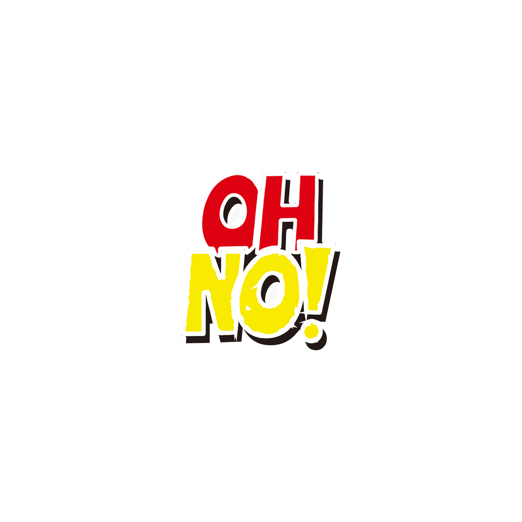 OH NO STICKER Premium Vinyl Sticker