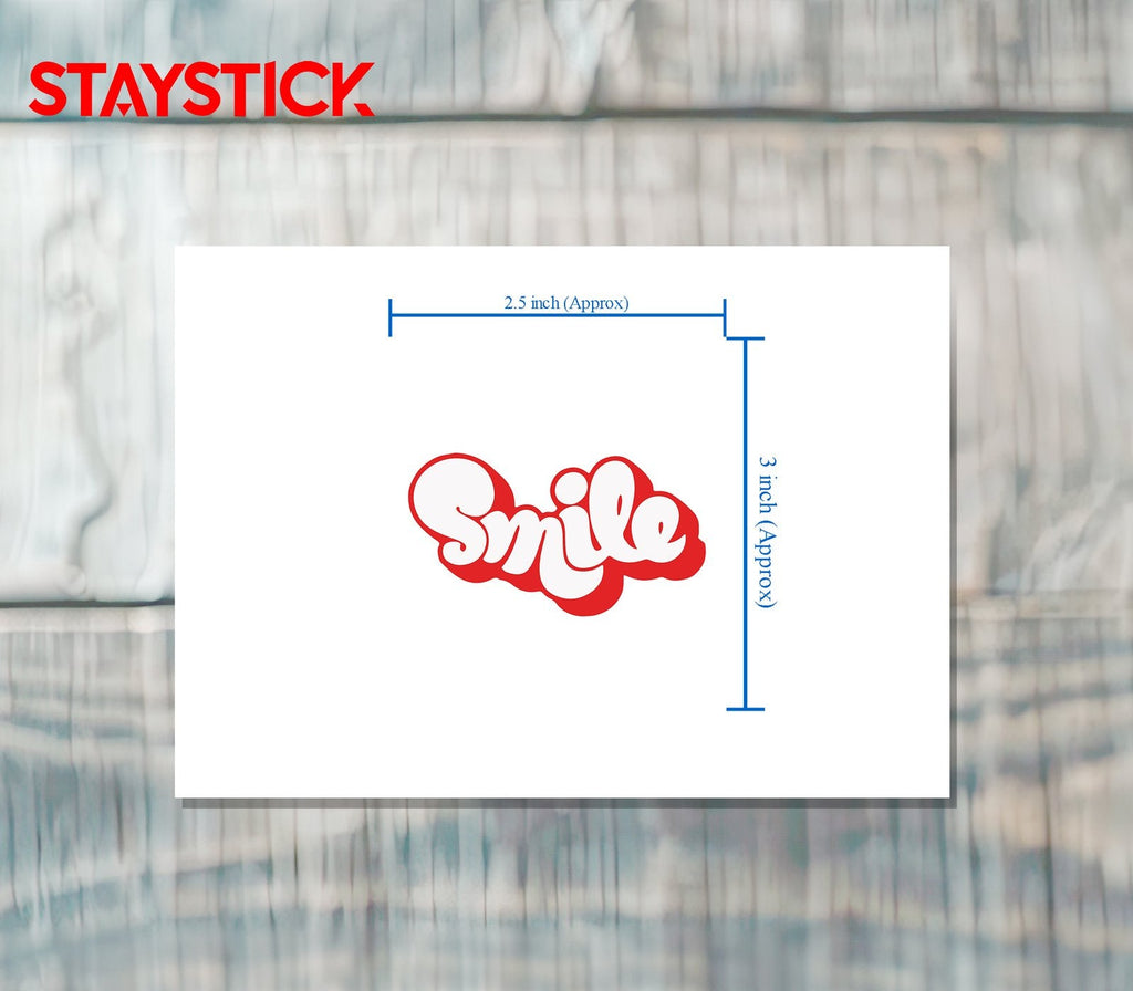 SMILE STICKER Premium Vinyl Sticker