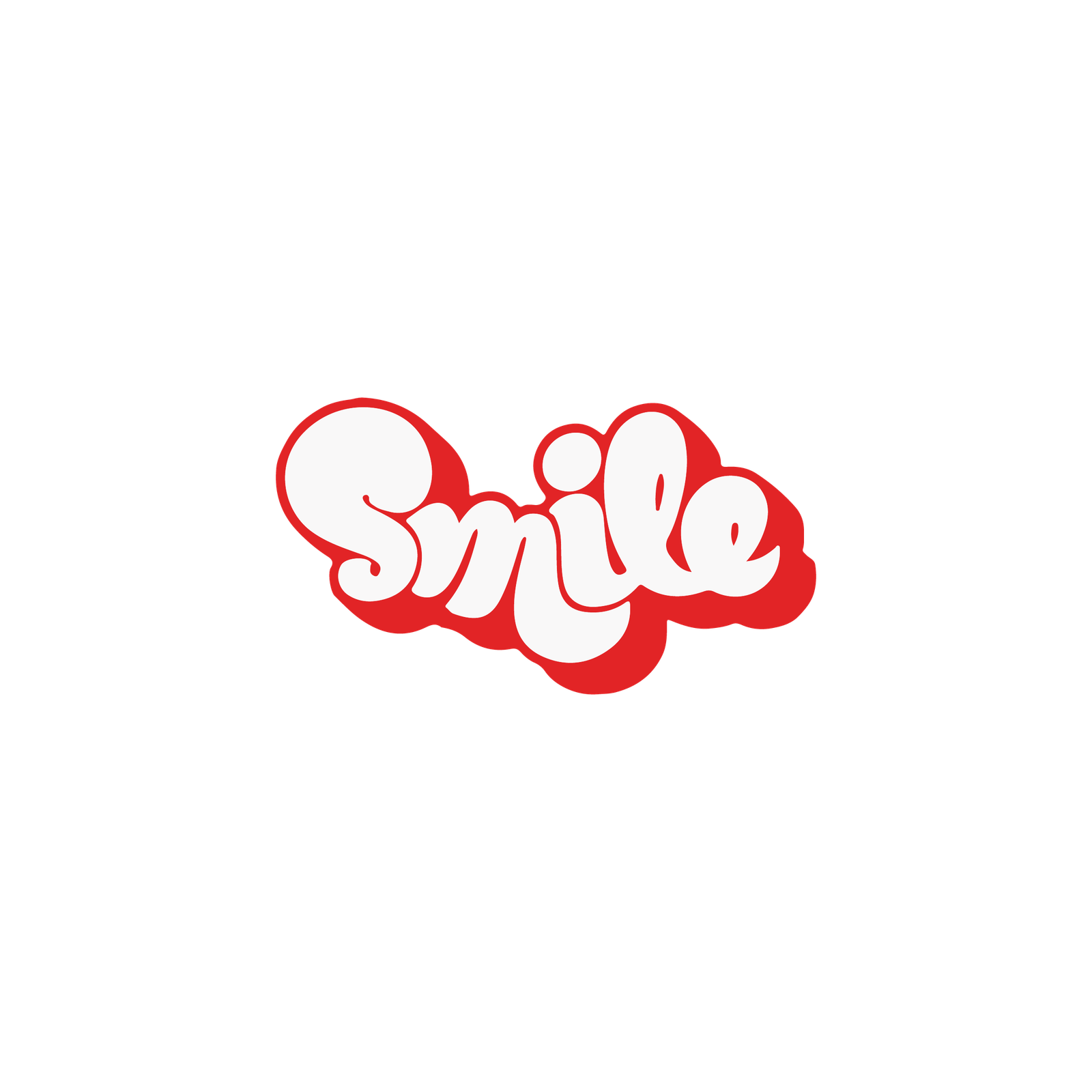 SMILE STICKER Premium Vinyl Sticker