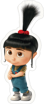 Agnes Despicable Me Sticker Premium Vinyl Sticker