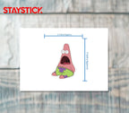 Surprised Patrick Star Sticker Premium Vinyl Sticker