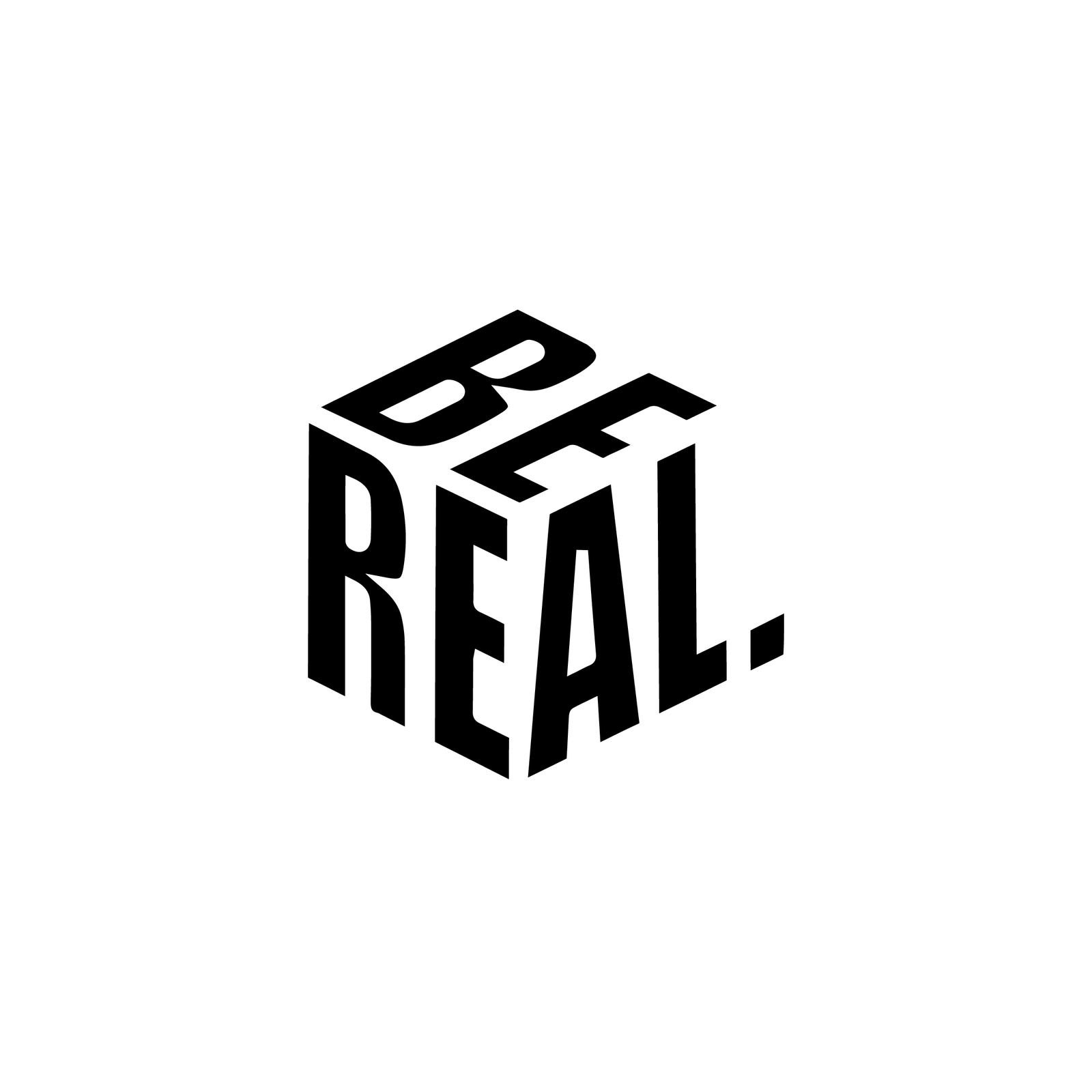 BE REAL STICKER Premium Vinyl Sticker